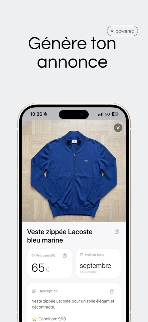 Annonce générée
